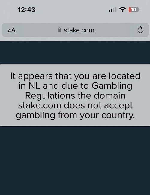 Stake nederland geblokkeerd op je mobiel