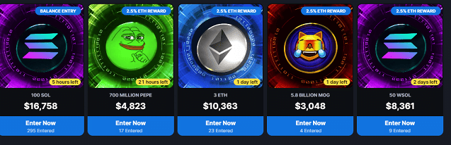 crypto spellen overzicht bij metawin casino