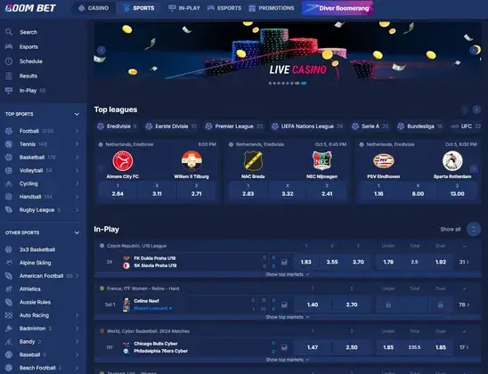 sportweddenoverzicht van casino boom bet